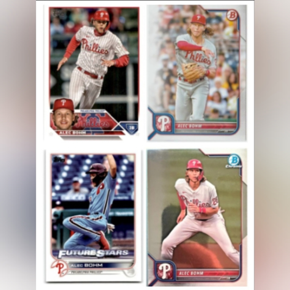 Alec Bohm ⚾ MLB Baseball Trading Cards Lot 🔥 Philadelphia Phillies